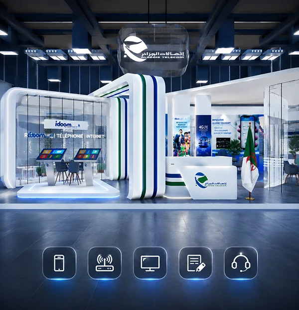 Algérie Télécom Personal virtual agency enabling customers to explore residential telecom services in 3D