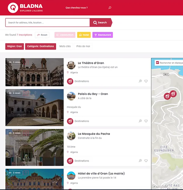 Bladna 360 virtual reality platform enabling immersive exploration of Algeria's cultural and natural landmarks
