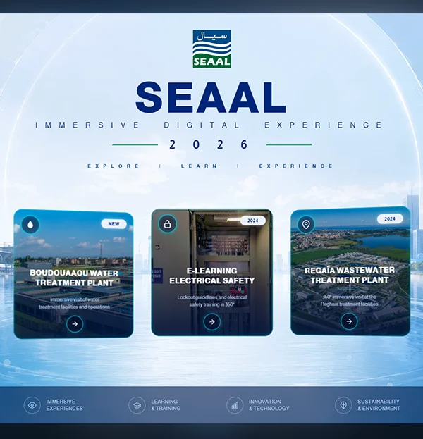 SEAAL immersive digital platform with facility exploration and safety-learning experiences